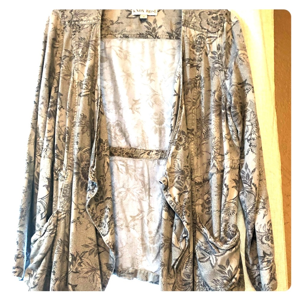 Grey synch waisted jacket